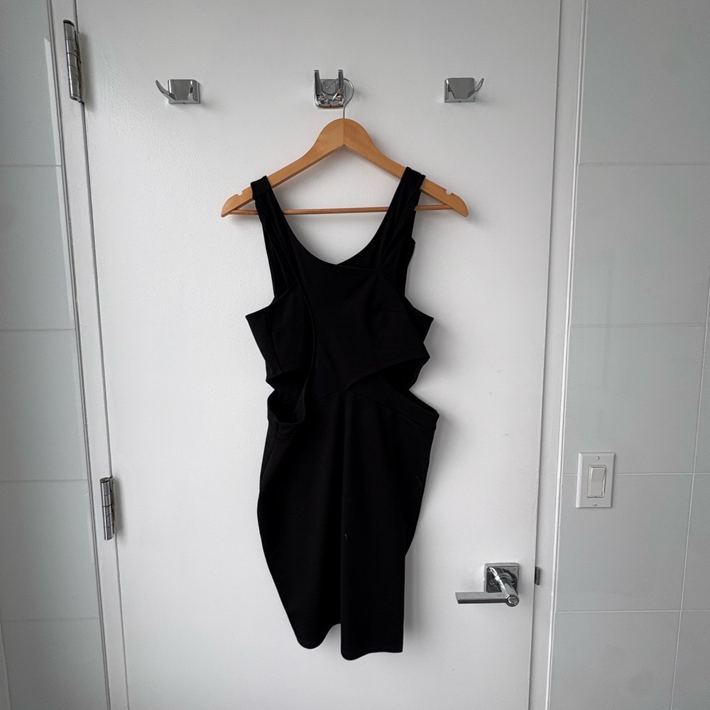 Guess Black Cut Out Dress